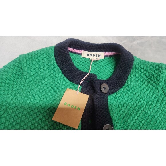 Boden Women's Size 2 Green Libby Knitted Jacket NWT - Picture 4 of 8